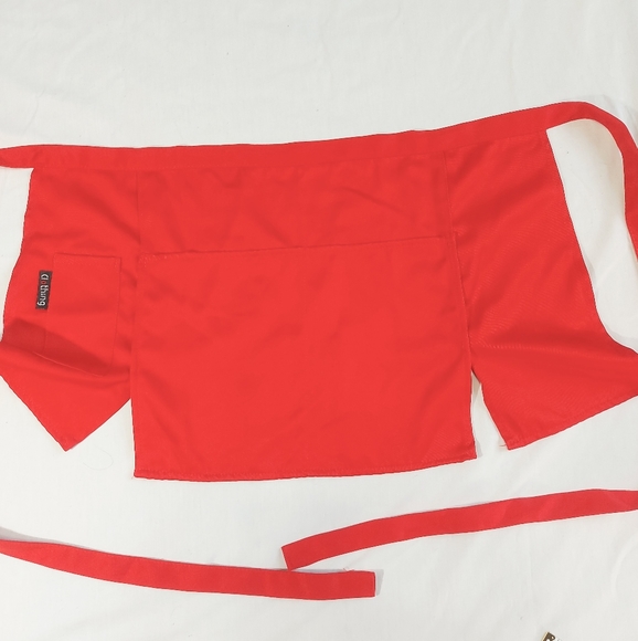 NWOT R Waist Short Apron, Hotels Restaurant Cafe Waiters and Waitresses Uniforms - Picture 5 of 8